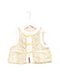 A Gold Outerwear Vests from Mides in size 6-12M for boy. (Front View)