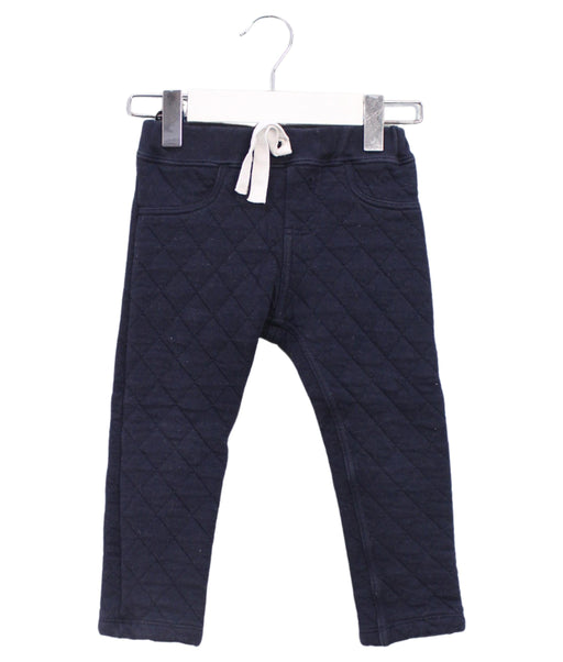 A Navy Sweatpants from Petit Bateau in size 12-18M for girl. (Front View)