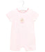 A Pink Short Sleeve Rompers from Bout'Chou in size 18-24M for girl. (Front View)
