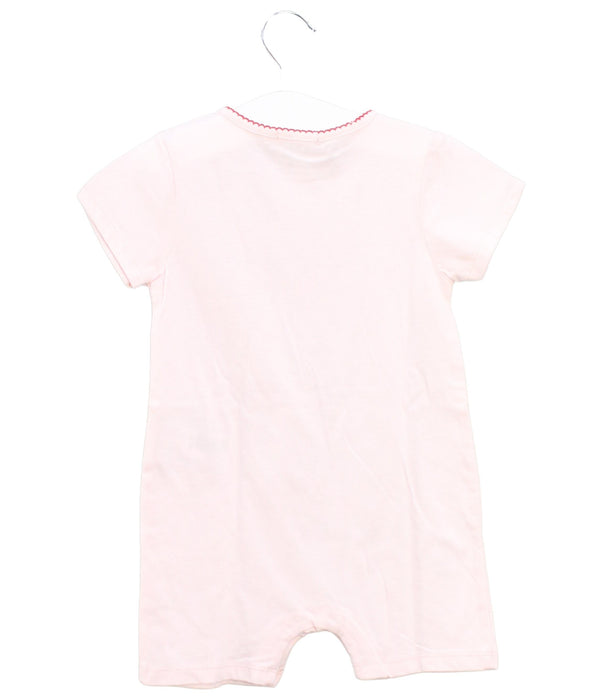 A Pink Short Sleeve Rompers from Bout'Chou in size 18-24M for girl. (Back View)