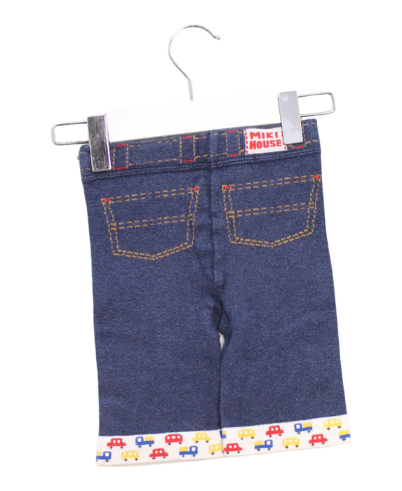 A Navy Shorts from Miki House in size 18-24M for boy. (Back View)