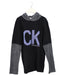 A Black Long Sleeve Tops from Calvin Klein in size 8Y for boy. (Front View)