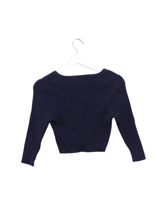 A Navy Knit Sweaters from Seraphine in size S for maternity. (Back View)