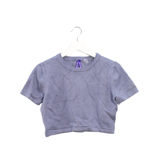 A Blue Short Sleeve Tops from Seraphine in size S for maternity. (Front View)