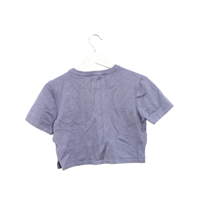A Blue Short Sleeve Tops from Seraphine in size S for maternity. (Back View)