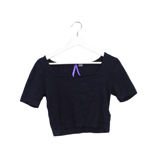A Navy Short Sleeve Tops from Seraphine in size S for maternity. (Front View)