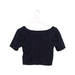 A Navy Short Sleeve Tops from Seraphine in size S for maternity. (Back View)