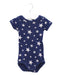 A Navy Short Sleeve Bodysuits from Petit Bateau in size 3-6M for boy. (Front View)