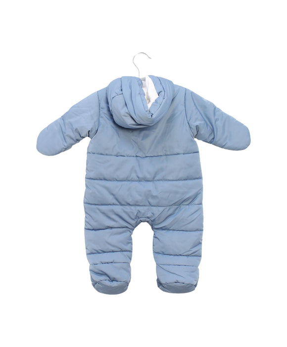 A Blue Snowsuits from Jacadi in size 0-3M for boy. (Back View)