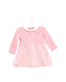 A Pink Long Sleeve Dresses from Tommy Hilfiger in size 3-6M for girl. (Front View)