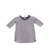 A Grey Long Sleeve Dresses from Petit Bateau in size 0-3M for girl. (Front View)