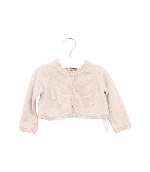A Taupe Cardigans from Sergent Major in size 3-6M for girl. (Front View)