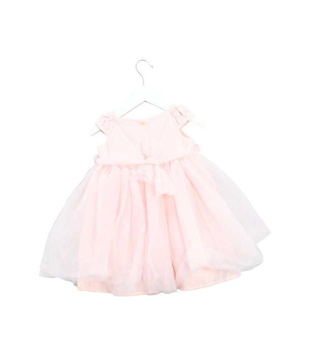 A Pink Short Sleeve Dresses from Baby Biscotti in size 12-18M for girl. (Back View)