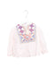 A Pink Long Sleeve Tops from Bonne Mere in size 4T for girl. (Front View)