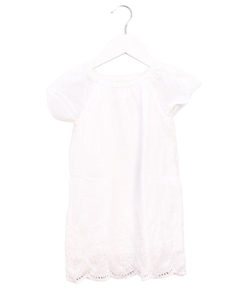 A White Short Sleeve Dresses from Vineyard Vines in size 2T for girl. (Front View)