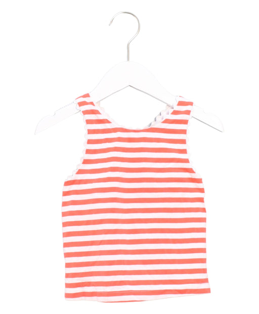 A Orange Sleeveless Tops from Jacadi in size 3T for girl. (Front View)