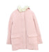 A Pink Coats from Brooks Brothers in size 9Y for girl. (Front View)