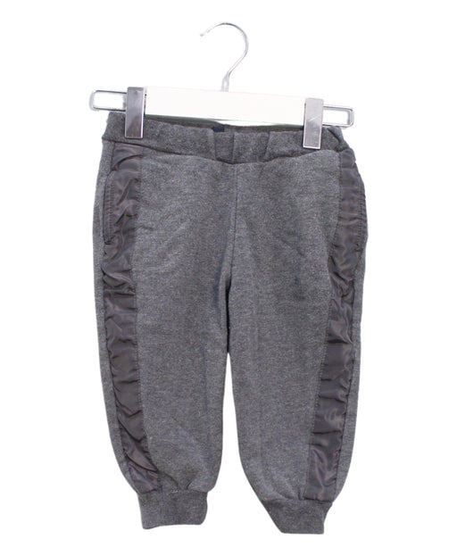 A Grey Sweatpants from Aston Martin in size 6-12M for girl. (Front View)