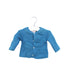 A Blue Cardigans from Jacadi in size 0-3M for girl. (Front View)
