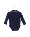 A Navy Long Sleeve Bodysuits from Jacadi in size 6-12M for girl. (Back View)