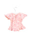 A Pink Short Sleeve Tops from Seed in size 6-12M for girl. (Back View)