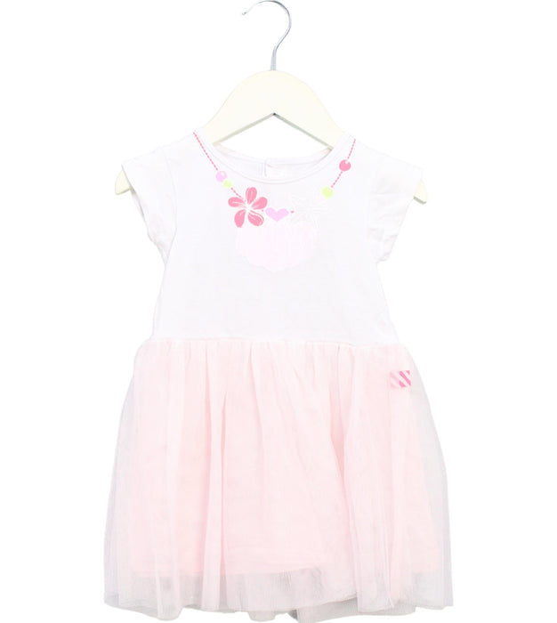 A White Short Sleeve Dresses from Billieblush in size 2T for girl. (Front View)