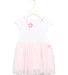A White Short Sleeve Dresses from Billieblush in size 2T for girl. (Front View)