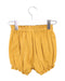 A Yellow Bloomers from Knot in size 18-24M for girl. (Back View)
