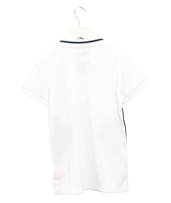 A White Short Sleeve Polos from Jacadi in size 10Y for boy. (Back View)
