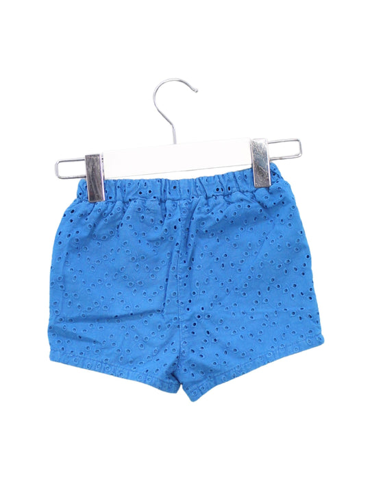 A Blue Shorts from Petit Bateau in size 18M for girl. (Back View)