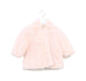 A Pink Lightweight Jackets from Nanos in size 6-12M for girl. (Front View)