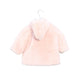 A Pink Lightweight Jackets from Nanos in size 6-12M for girl. (Back View)