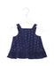 A Blue Sleeveless Tops from Janie & Jack in size 12-18M for girl. (Front View)
