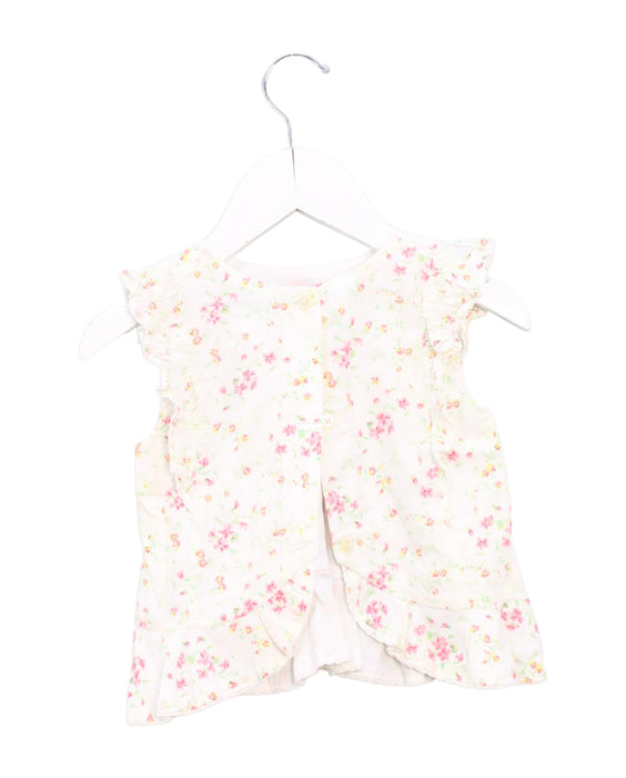 A White Sleeveless Tops from Ralph Lauren in size 12-18M for girl. (Back View)