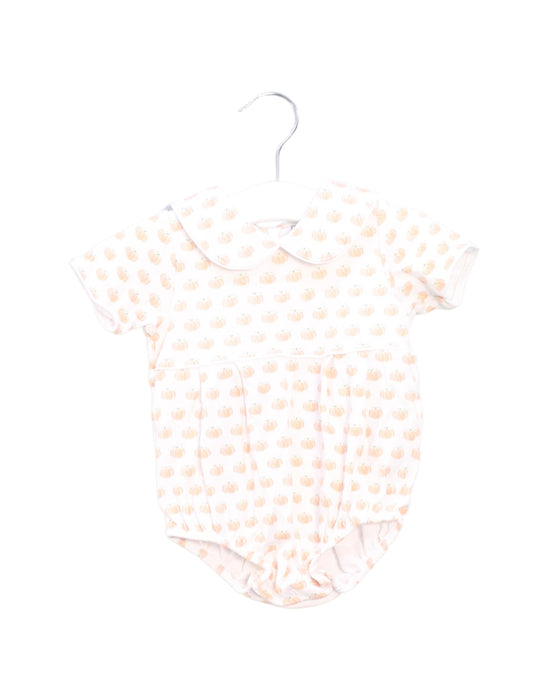 A White Short Sleeve Bodysuits from Lila + Hayes in size 6-12M for boy. (Front View)