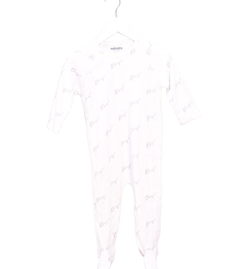 A White Onesies from Kenzo in size 6-12M for boy. (Front View)