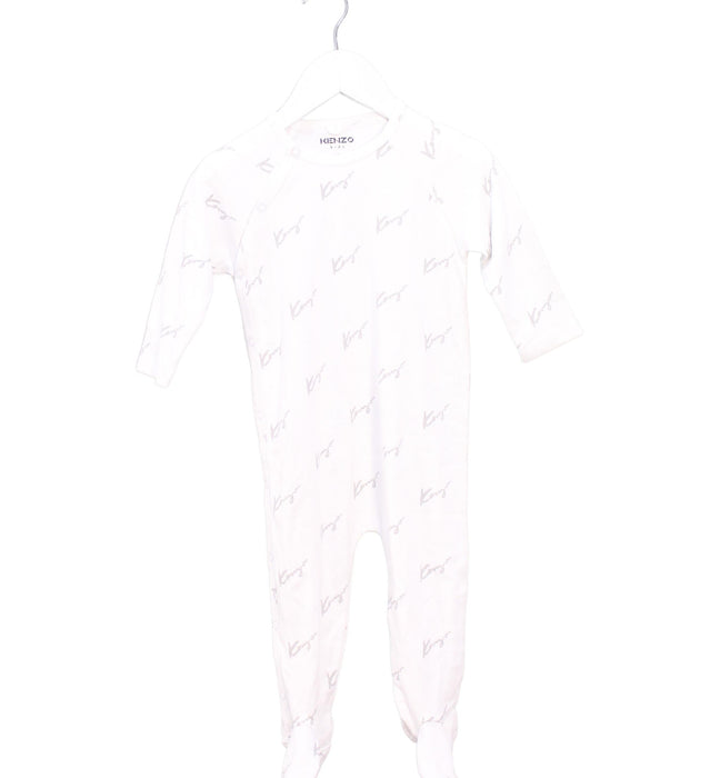 A White Onesies from Kenzo in size 6-12M for boy. (Front View)
