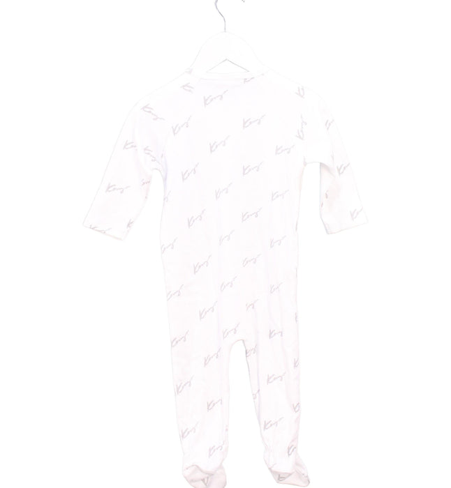 A White Onesies from Kenzo in size 6-12M for boy. (Back View)