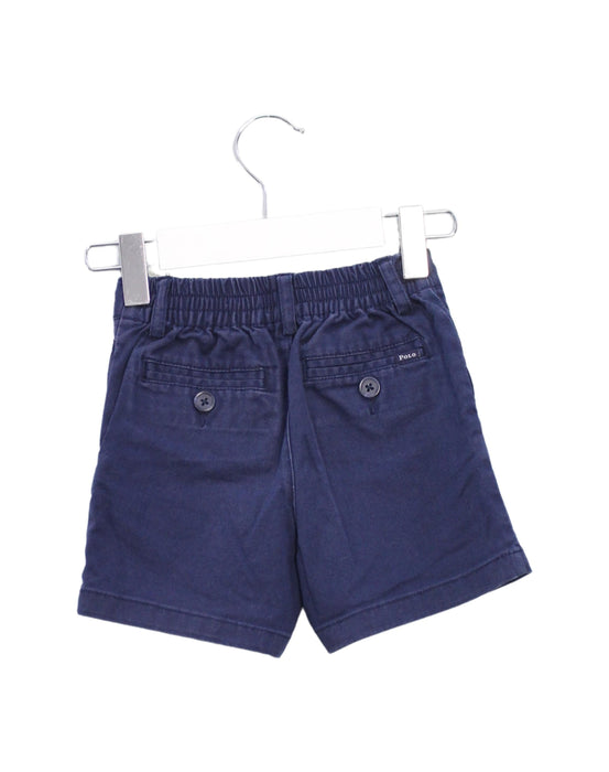A Navy Shorts from Ralph Lauren in size 6-12M for boy. (Back View)