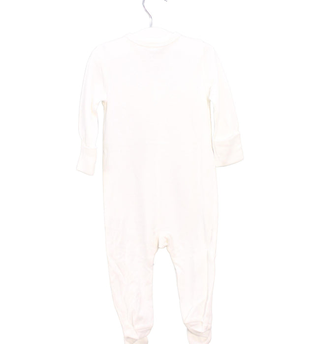 A White Onesies from Mori in size 6-12M for boy. (Back View)