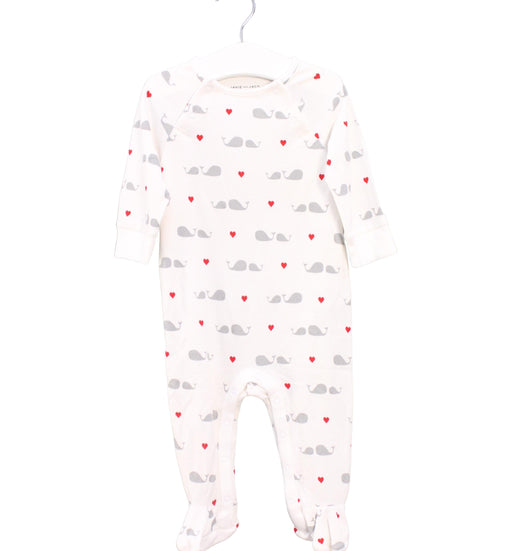 A White Onesies from Janie & Jack in size 6-12M for boy. (Front View)