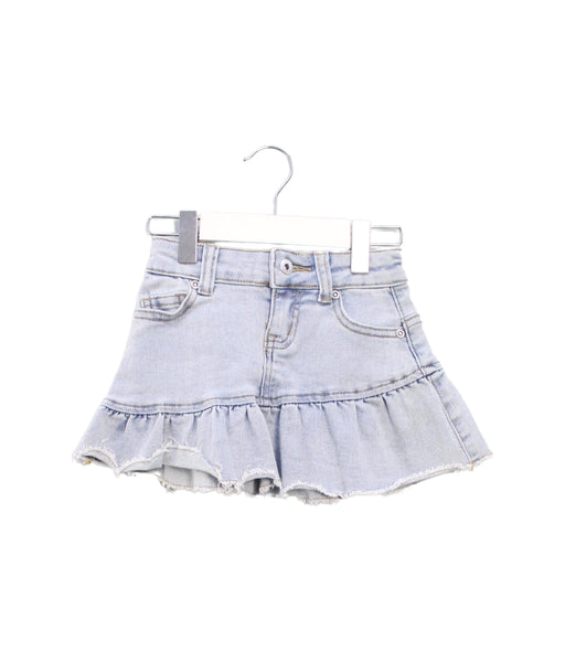 A Blue Short Skirts from Seed in size 3T for girl. (Front View)