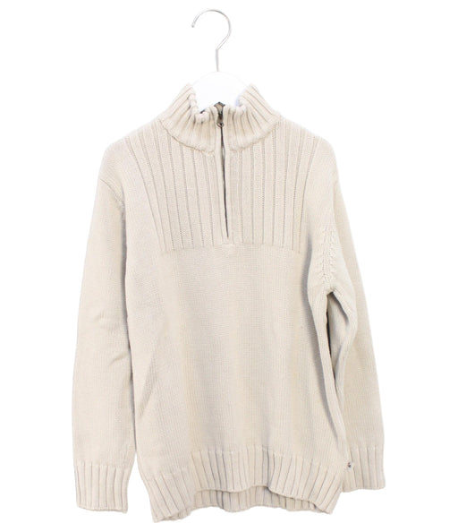 A Beige Knit Sweaters from Jacadi in size 10Y for boy. (Front View)