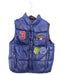 A Blue Outerwear Vests from Miki House in size 5T for boy. (Front View)
