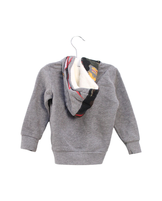 A Grey Zippered Sweatshirts from Replay & Sons in size 6-12M for boy. (Back View)