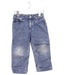 A Blue Jeans from Petit Bateau in size 18-24M for boy. (Front View)