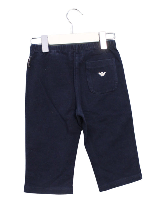 A Navy Casual Pants from Armani in size 6-12M for boy. (Back View)