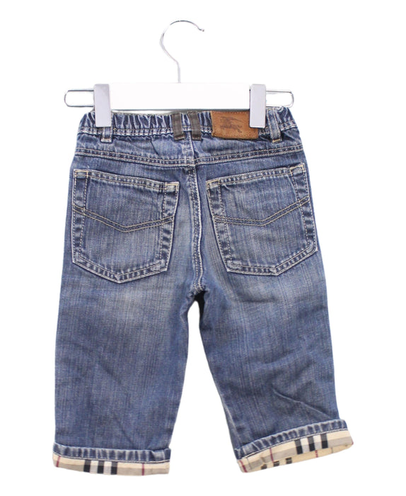 A Blue Jeans from Burberry in size 6-12M for boy. (Back View)