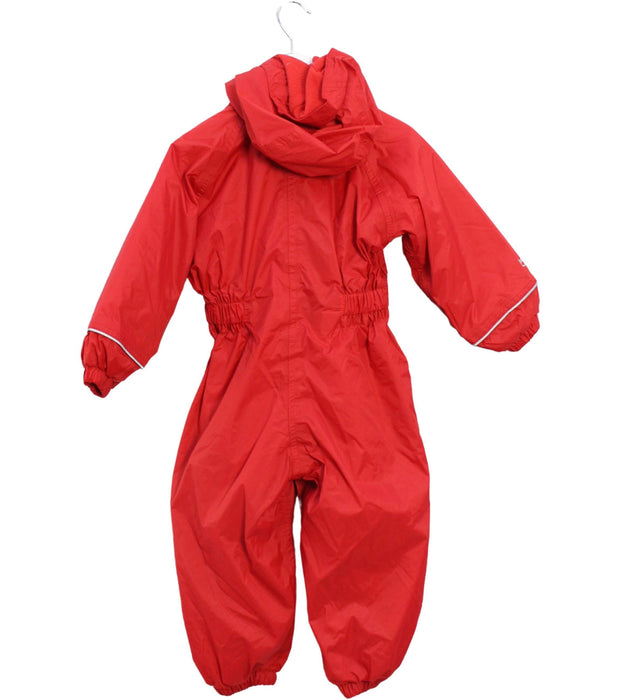 A Red Long Sleeve Jumpsuits from Regatta in size 18-24M for girl. (Back View)