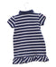 A Navy Short Sleeve Dresses from Ralph Lauren in size 6-12M for girl. (Back View)